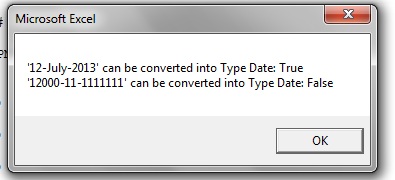 IsDate()